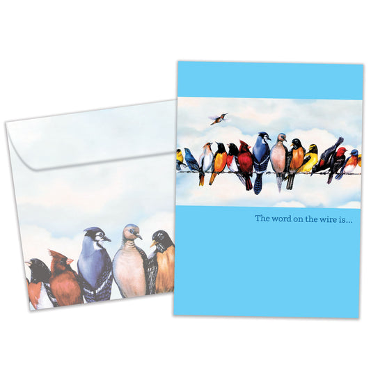 Word on the Wire Congratulations Card