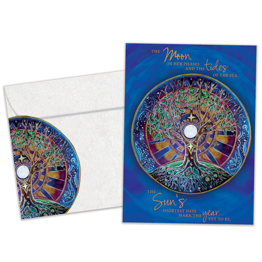 Winter Solstice Mandala Solstice Card