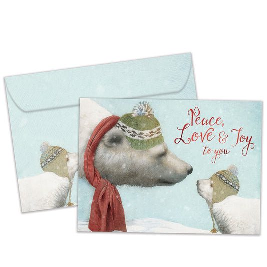Peace Love Joy Holiday Card