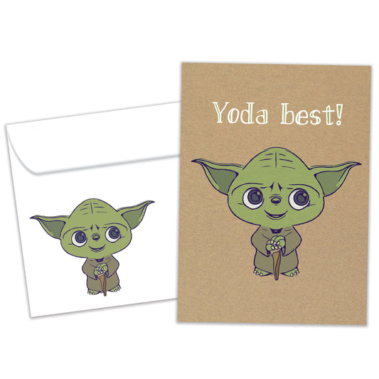 Yoda Best Thank You Card