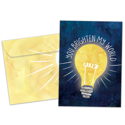 Brighten My World Friendship Card