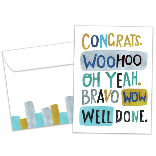 Woohoo Congrats Graduation Card