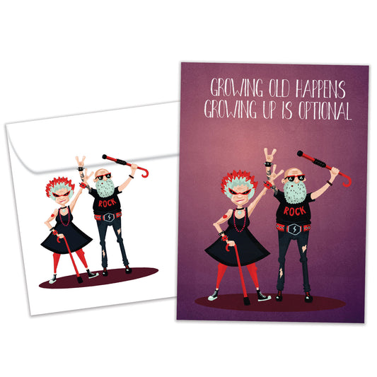 Growing Old Birthday Card