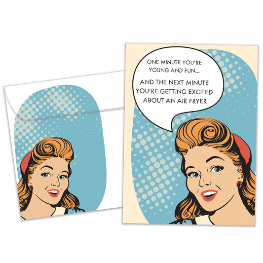 Air Fryer Birthday Card