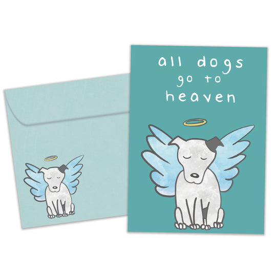 Dog Heaven Pet Pet Sympathy Card