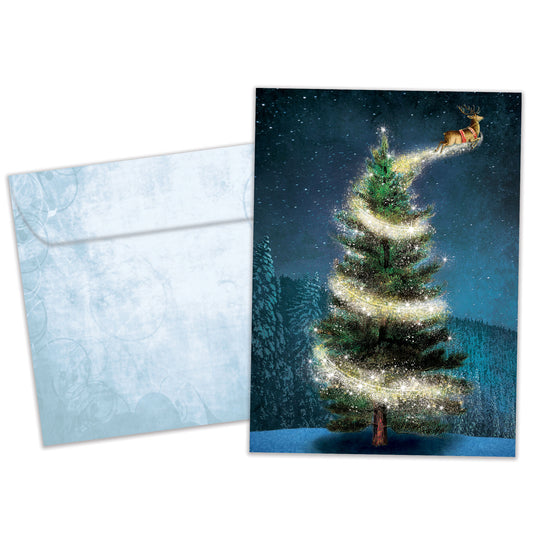 Magical Reindeer Holiday Card
