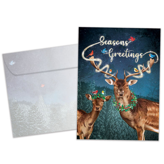 Magical Seasons Greetings Holiday Card