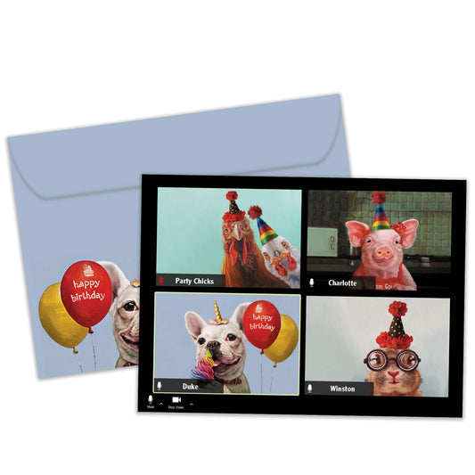 Zoom Birthday Card