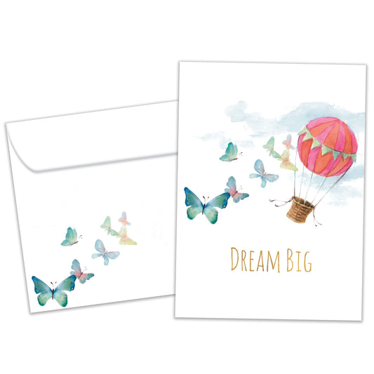 Dream Big Balloons Birthday Card