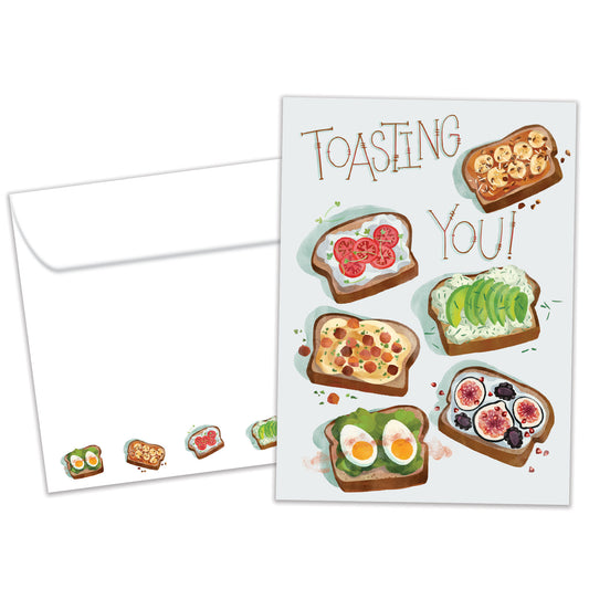 Toasting You Graduation Card