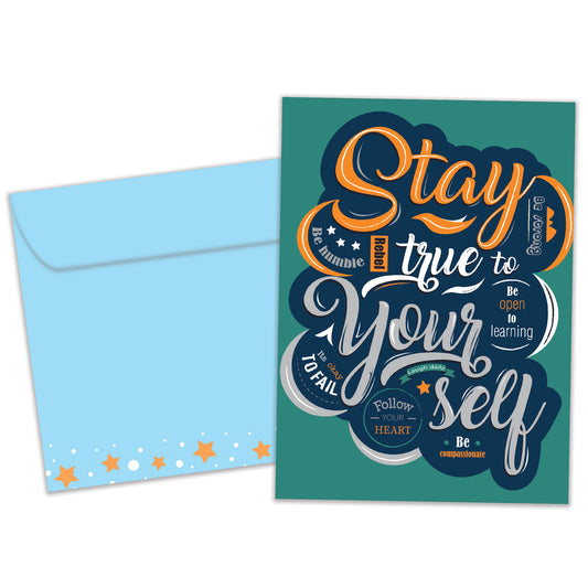 Stay True Graduation Card