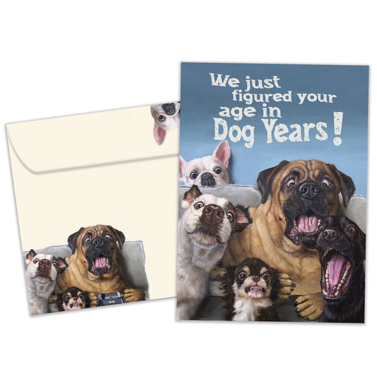 Dog Years Birthday Card