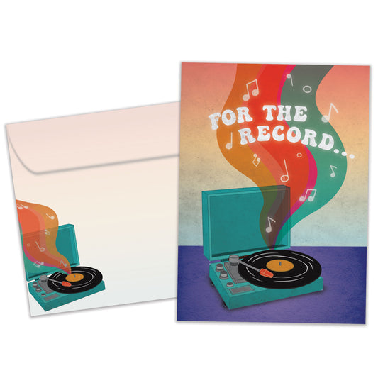 For The Record Friendship Card