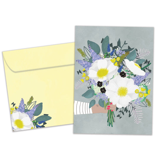 Floral Bouquet Thank You Card