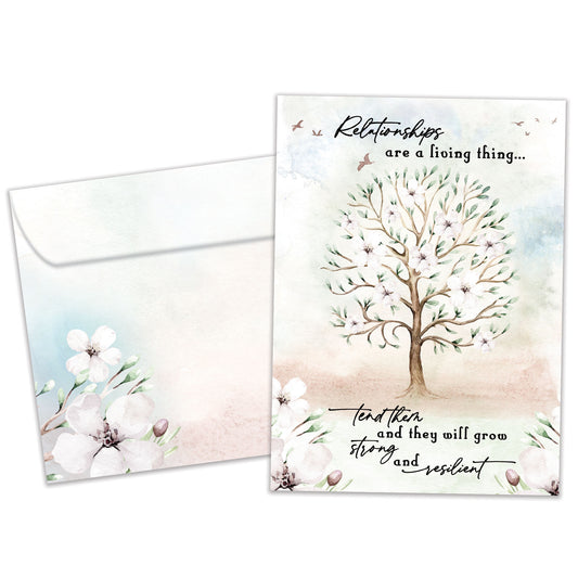 Tended Relationships Wedding Card