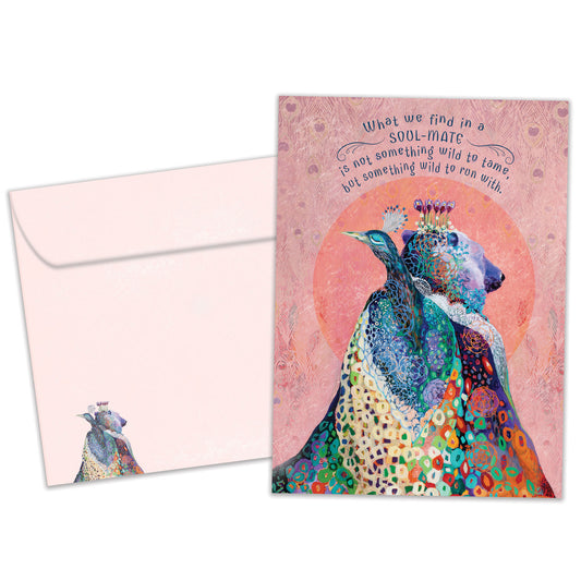 Wild Soulmates Valentine’s Day Card
