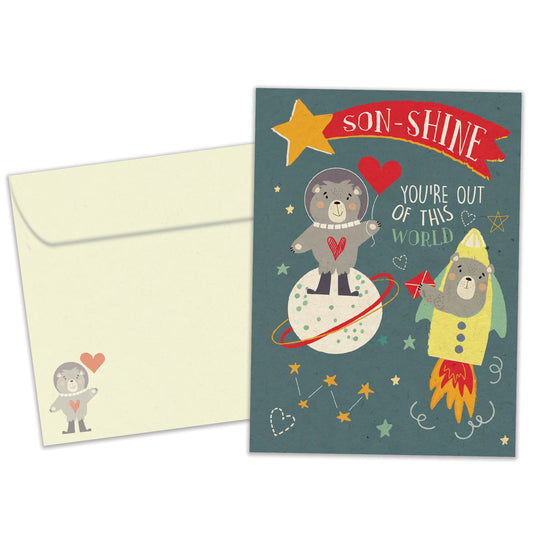 Beary Much World Valentine’s Day Card