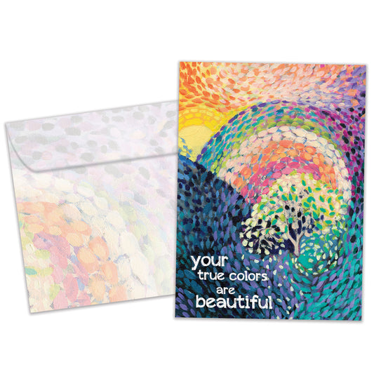 Beautiful Colors Just Because Card