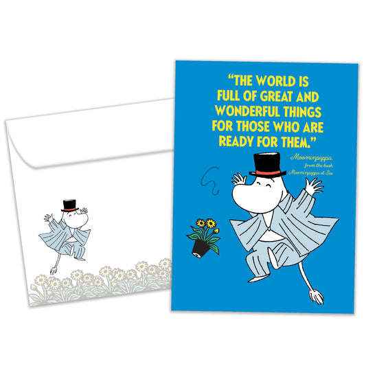 Great Wonderful Things Moomin Birthday Card