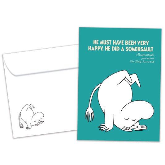 Somersault Moomin Birthday Card