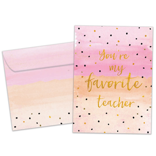 You're My Favorite Teacher Appreciation Card