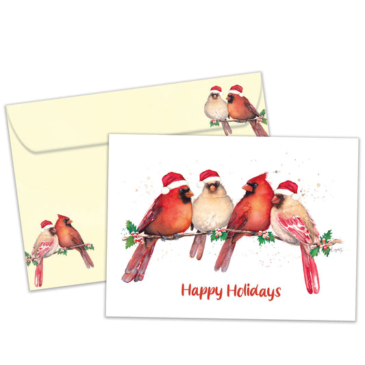Happy Cardinals Holiday Card