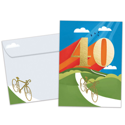 Good Times 40 Milestone Birthday Card