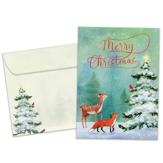 Winter Joy Christmas Card