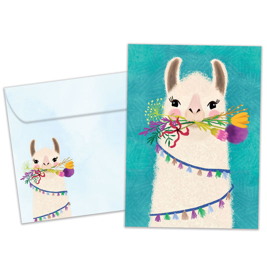 Amazing Llama Thank You Card