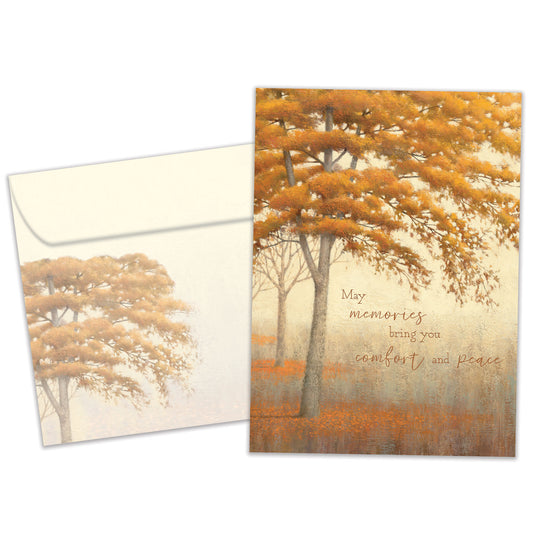 Autumn Memories Sympathy Card