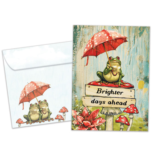 Brighter Frog Support & Encouragement Card