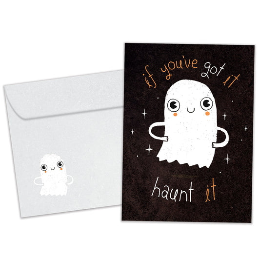 Haunt It Halloween Card