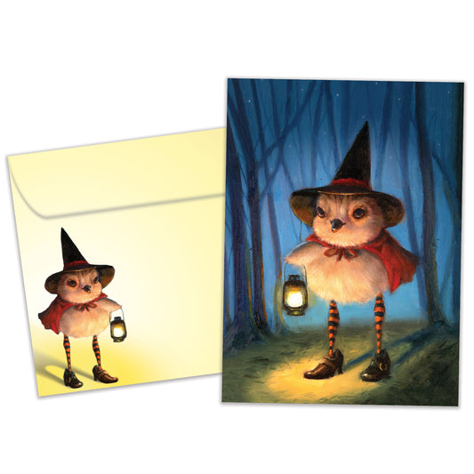 Chick or Tweet Halloween Card