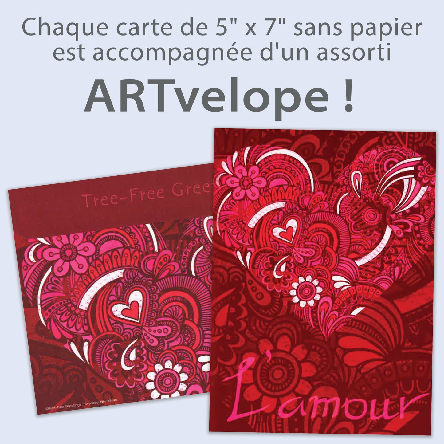 Carte Amour-Amitié Avec vous aimez la Saint-Valentin