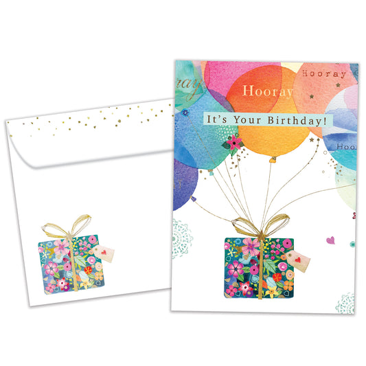 Confetti Fly Birthday Card