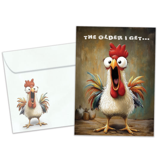 Wake Up and Scream Birthday Card