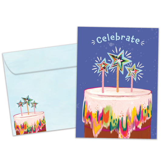 Celebrate Sparkle Birthday Card