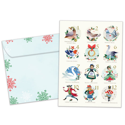 12 Days Christmas Card