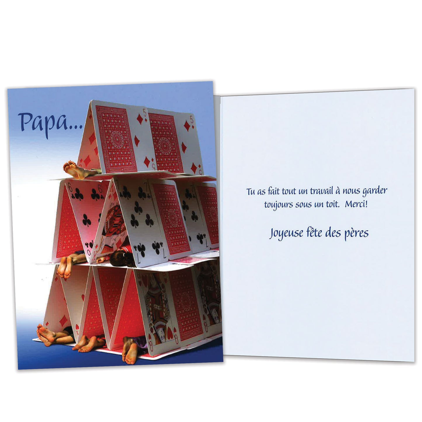Carte Fête des Pères House Of Cards Papa