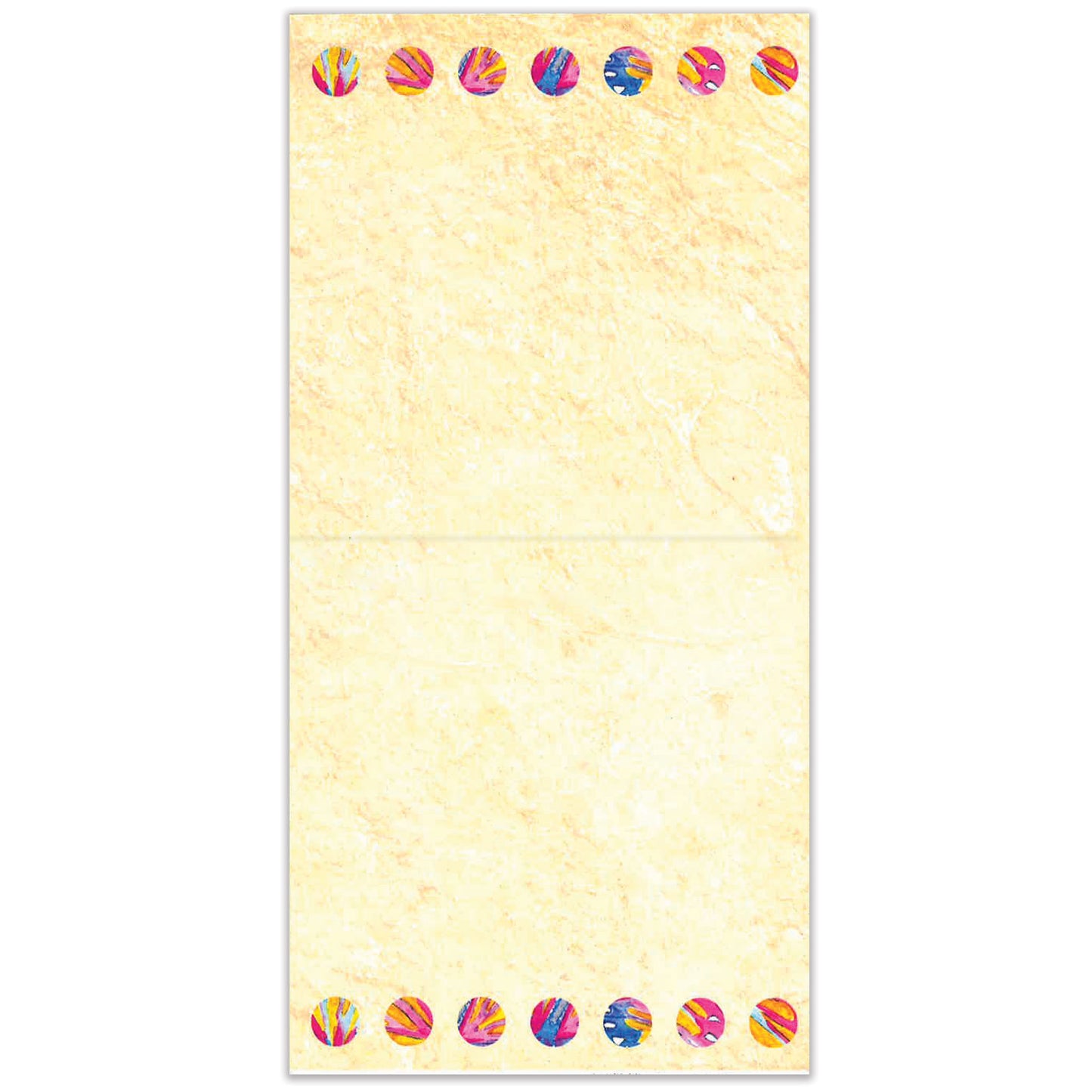 French Caterpillar Butterfly Thumb-Tack Canvas Card