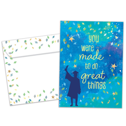 Starry Greatness Graduation Card