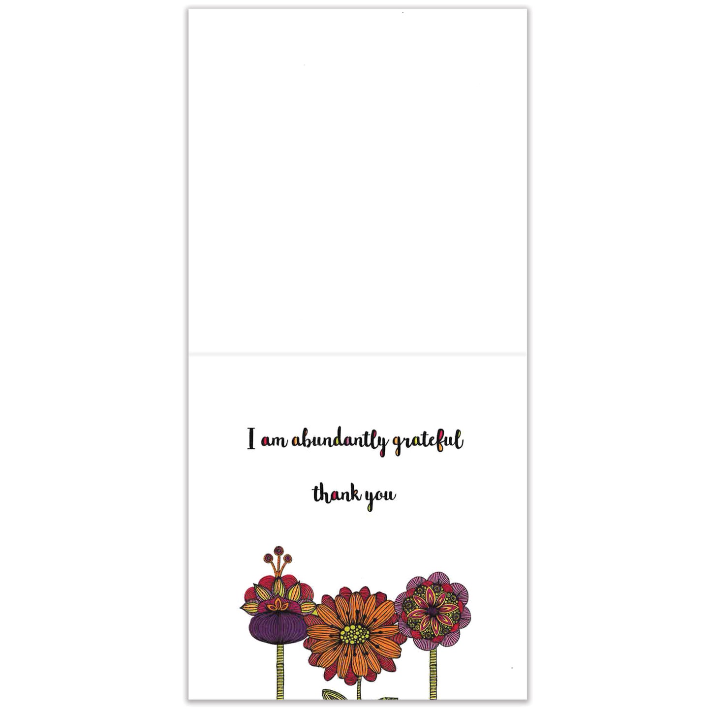 Gratitude Is The Open Door Thumb-Tack Canvas Card