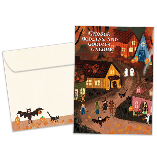 Ghosts and Goblins Halloween Card