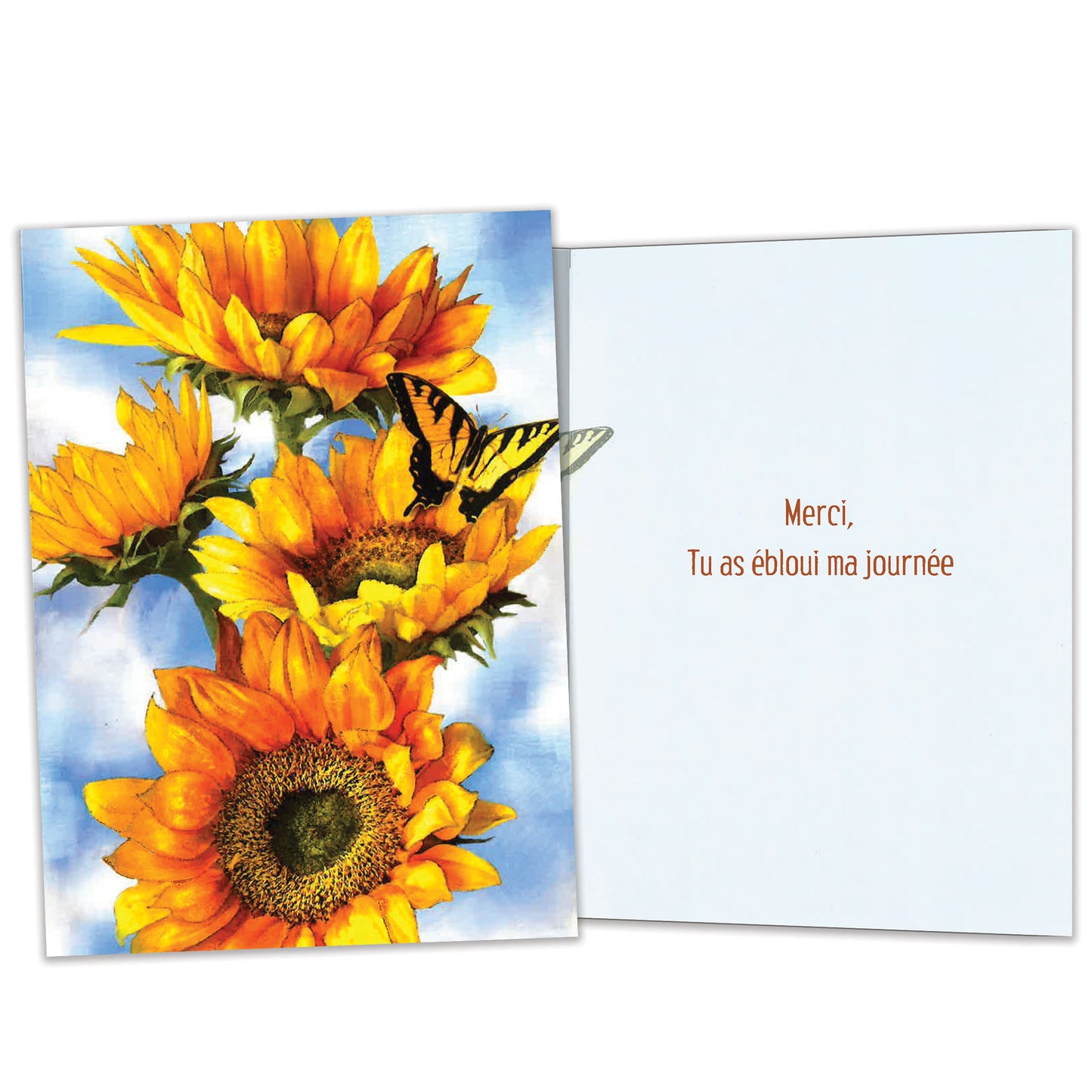 Carte Merci Tu as ébloui ma journée