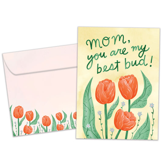 Best Bud Tulips Mother's Day Card