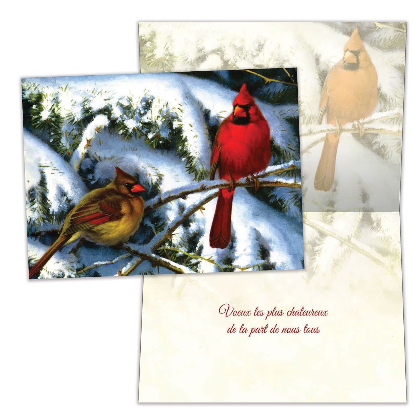 Carte Noël Visite Des Fêtes