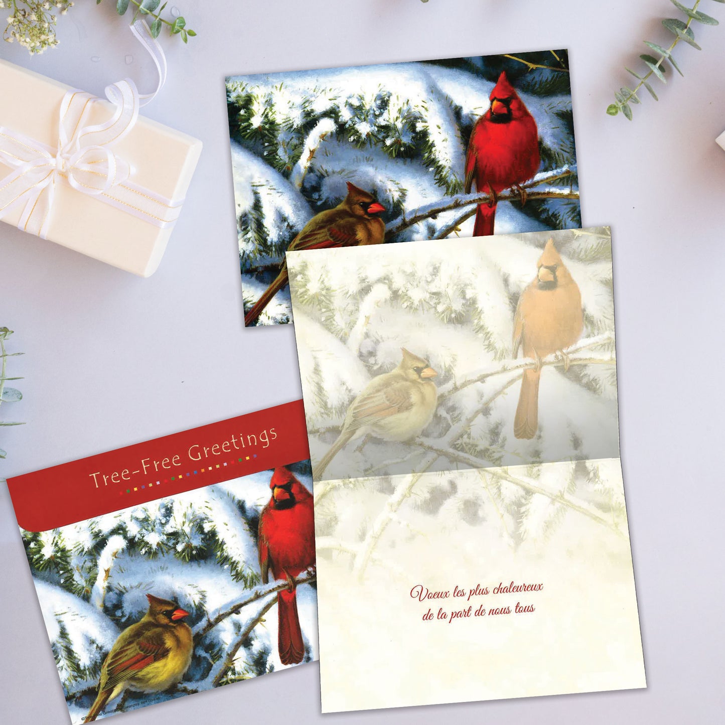Carte Noël Visite Des Fêtes