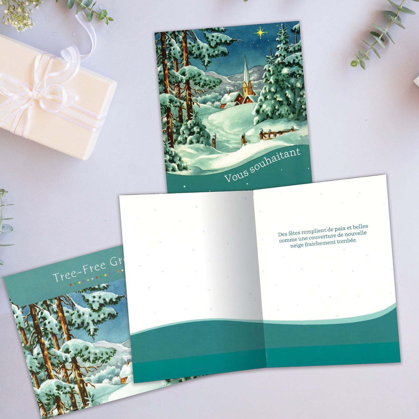 Carte Noël Merveilles D'Hiver