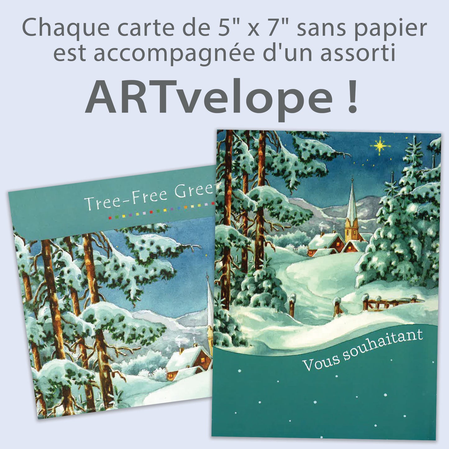 Carte Noël Merveilles D'Hiver