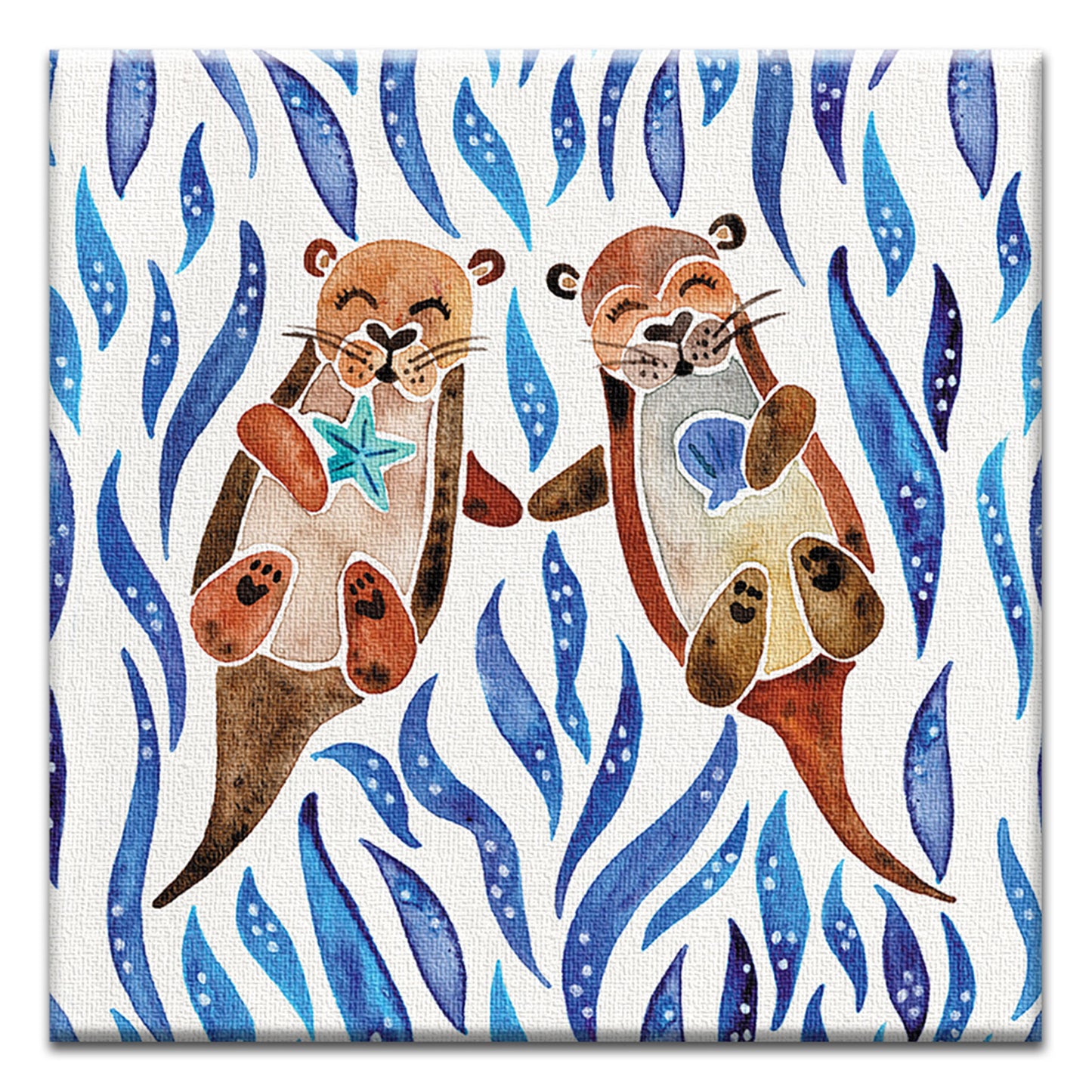 Otter Joy Thumb-Tack Canvas Card